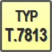 Piktogram - Typ: T.7813